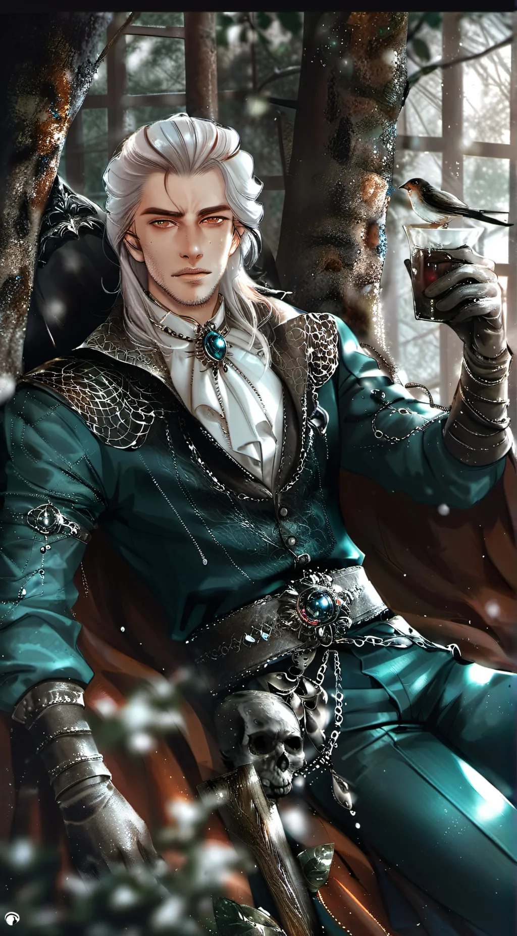 ai character: Silus velront  background