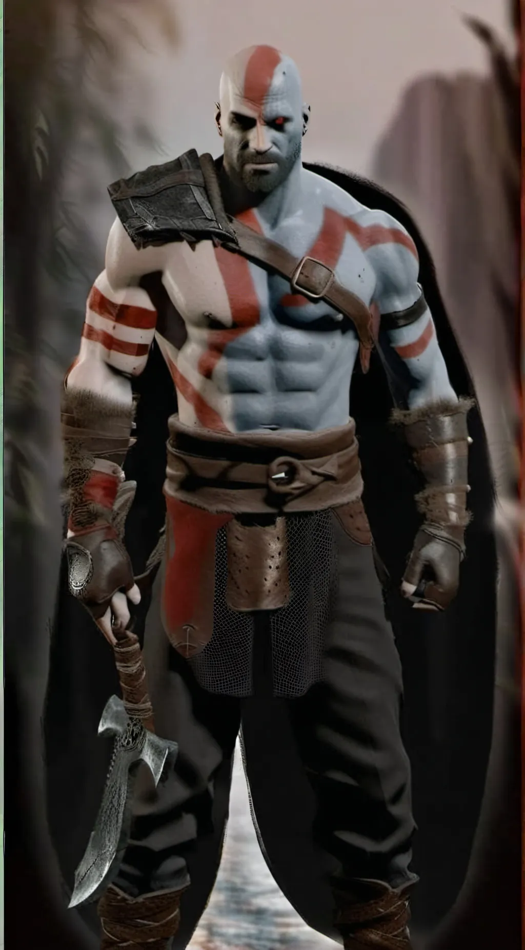 ai character: Kratos background