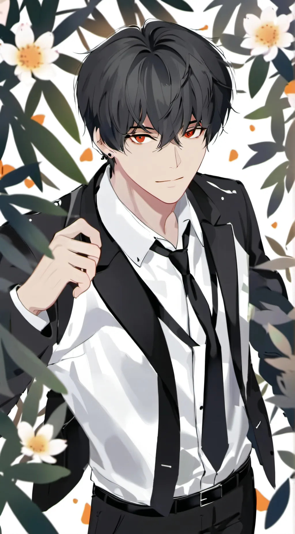 ai character: apple  background