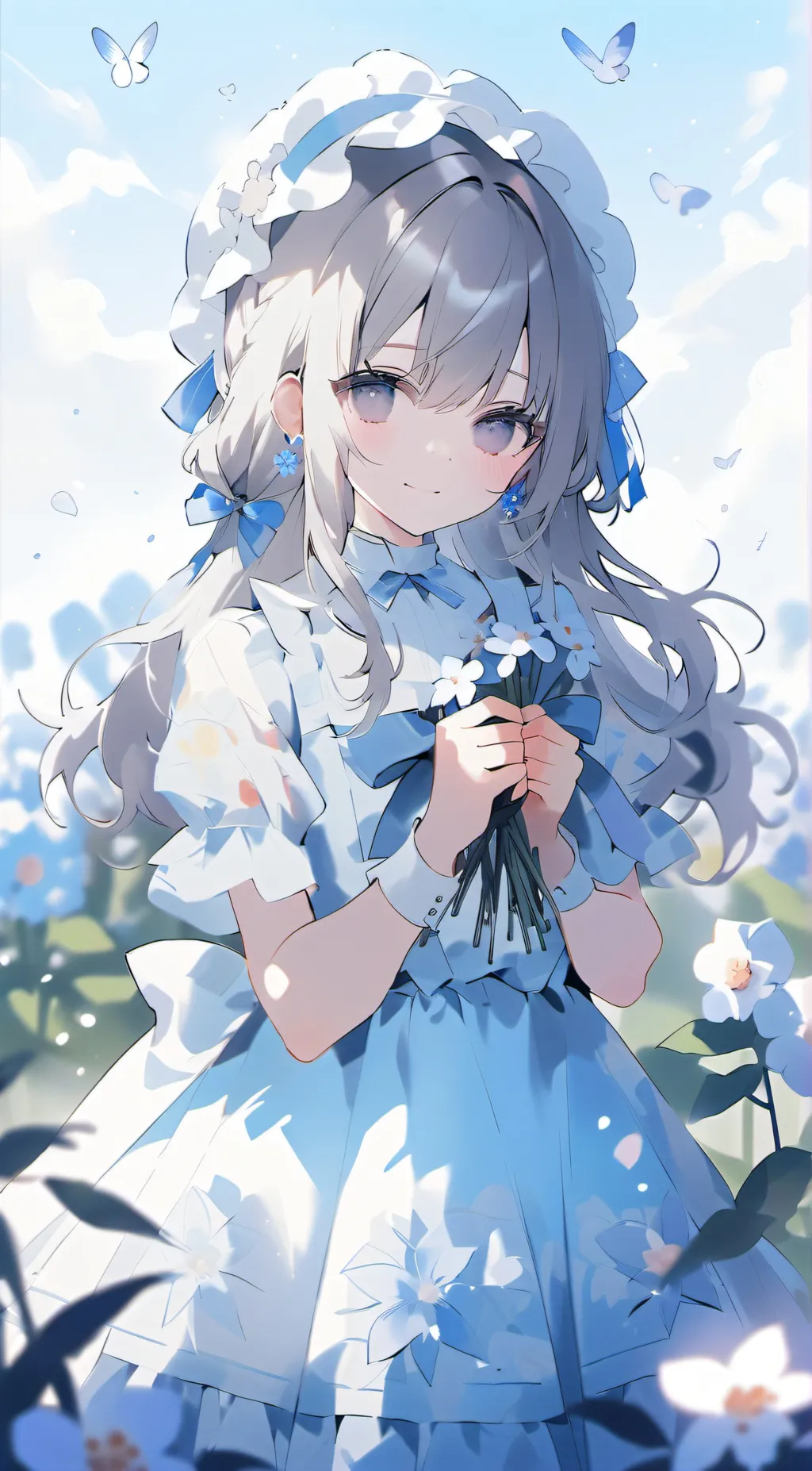 ai character: 💙~Violet~💙 background