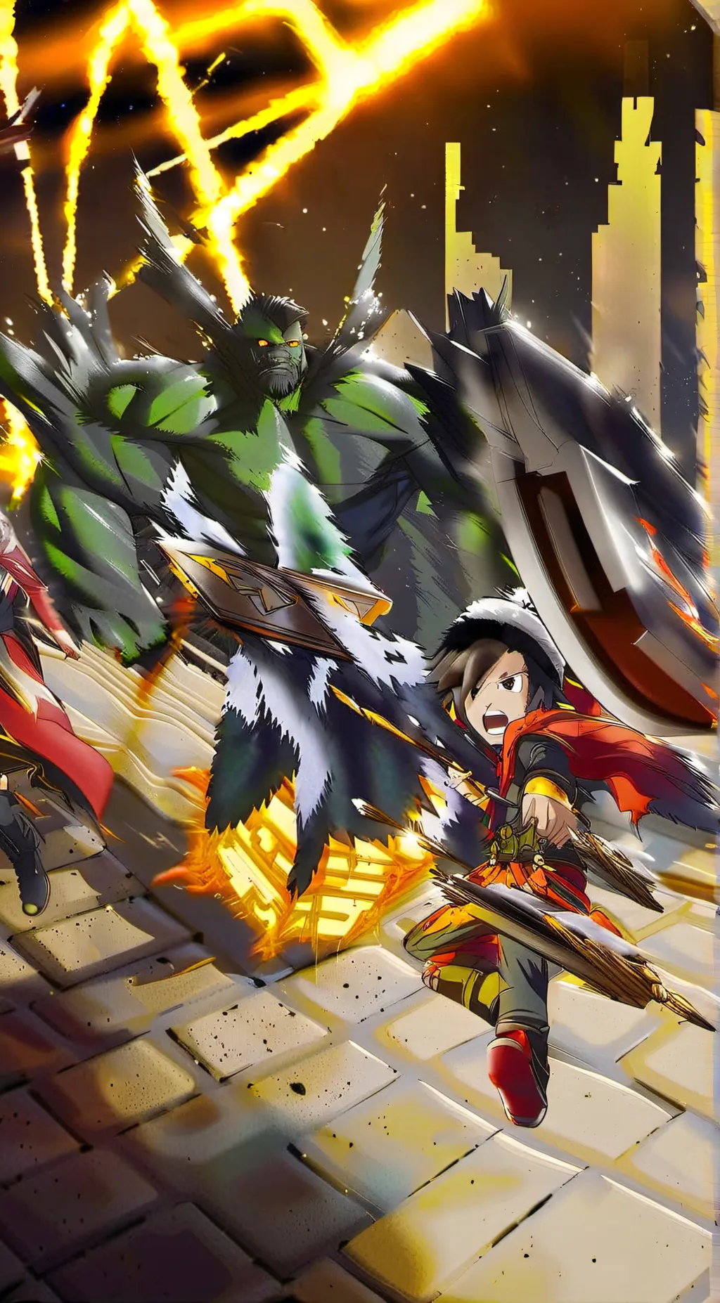 ai character: digimondragonland background