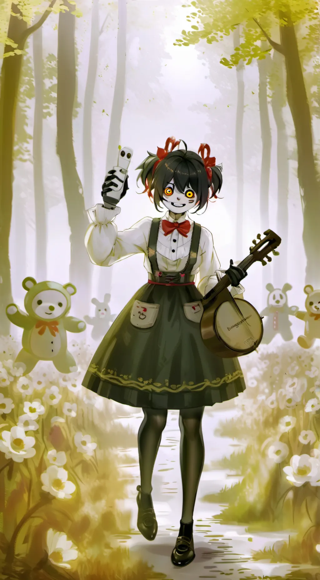 ai character: Cassidy fnaf  background