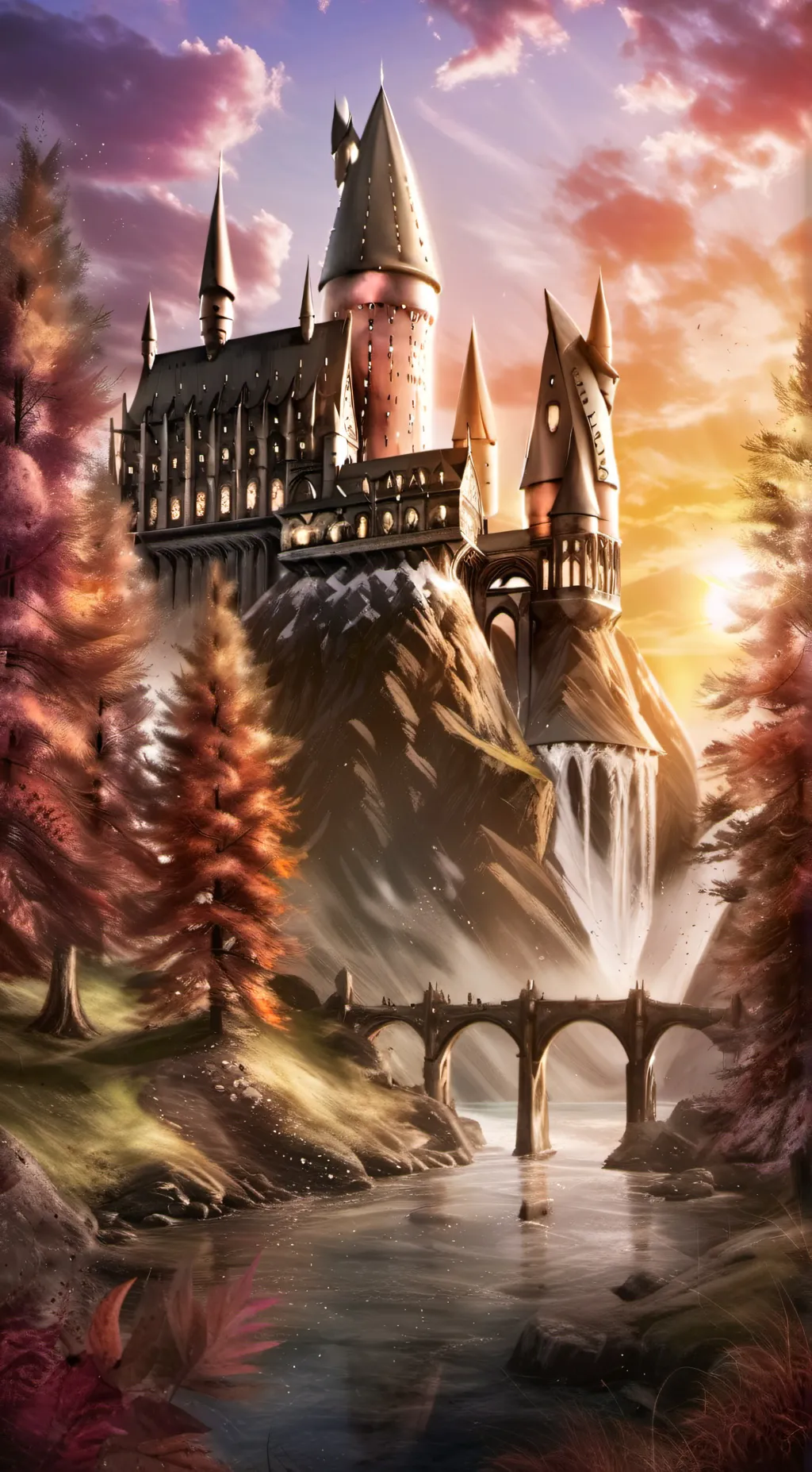 ai character: Hogwarts  background