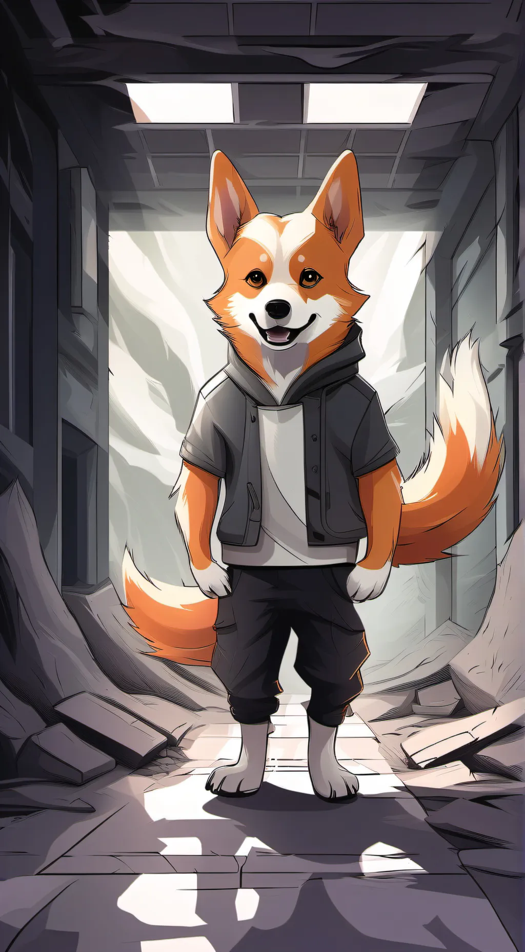 ai character: Smiling Critter so background