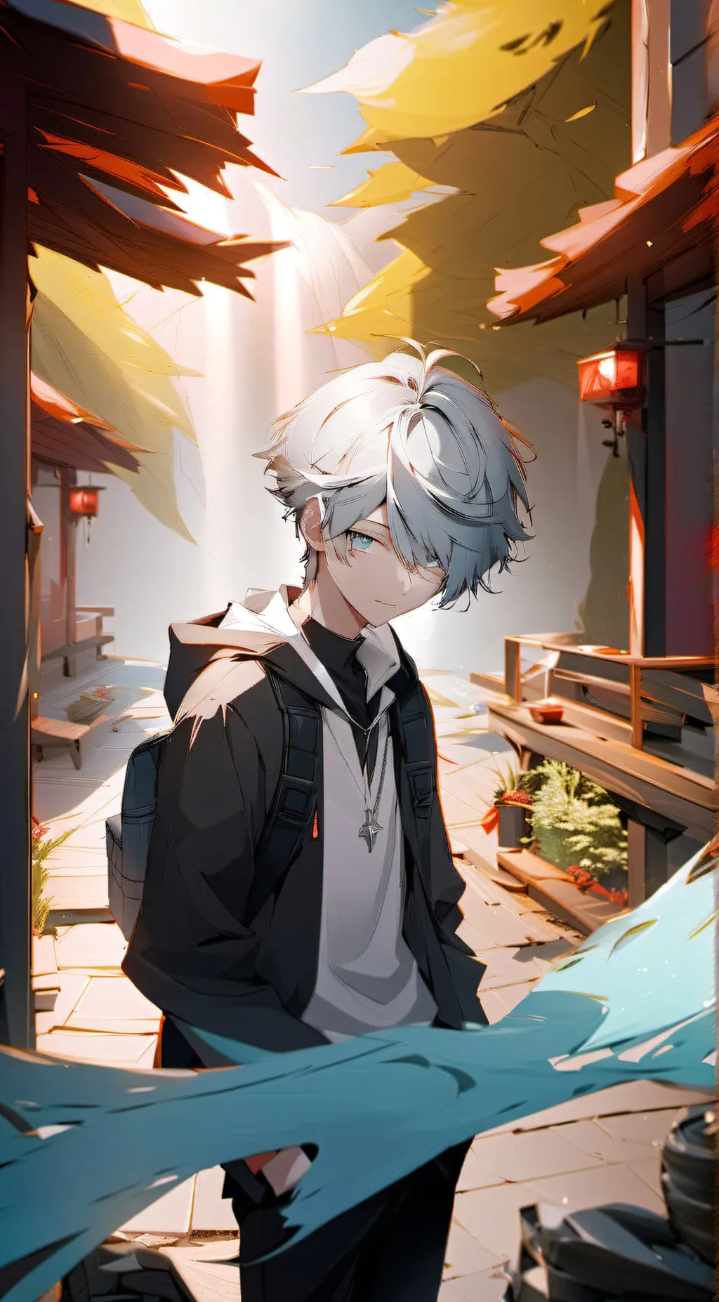 ai character: Fuji background