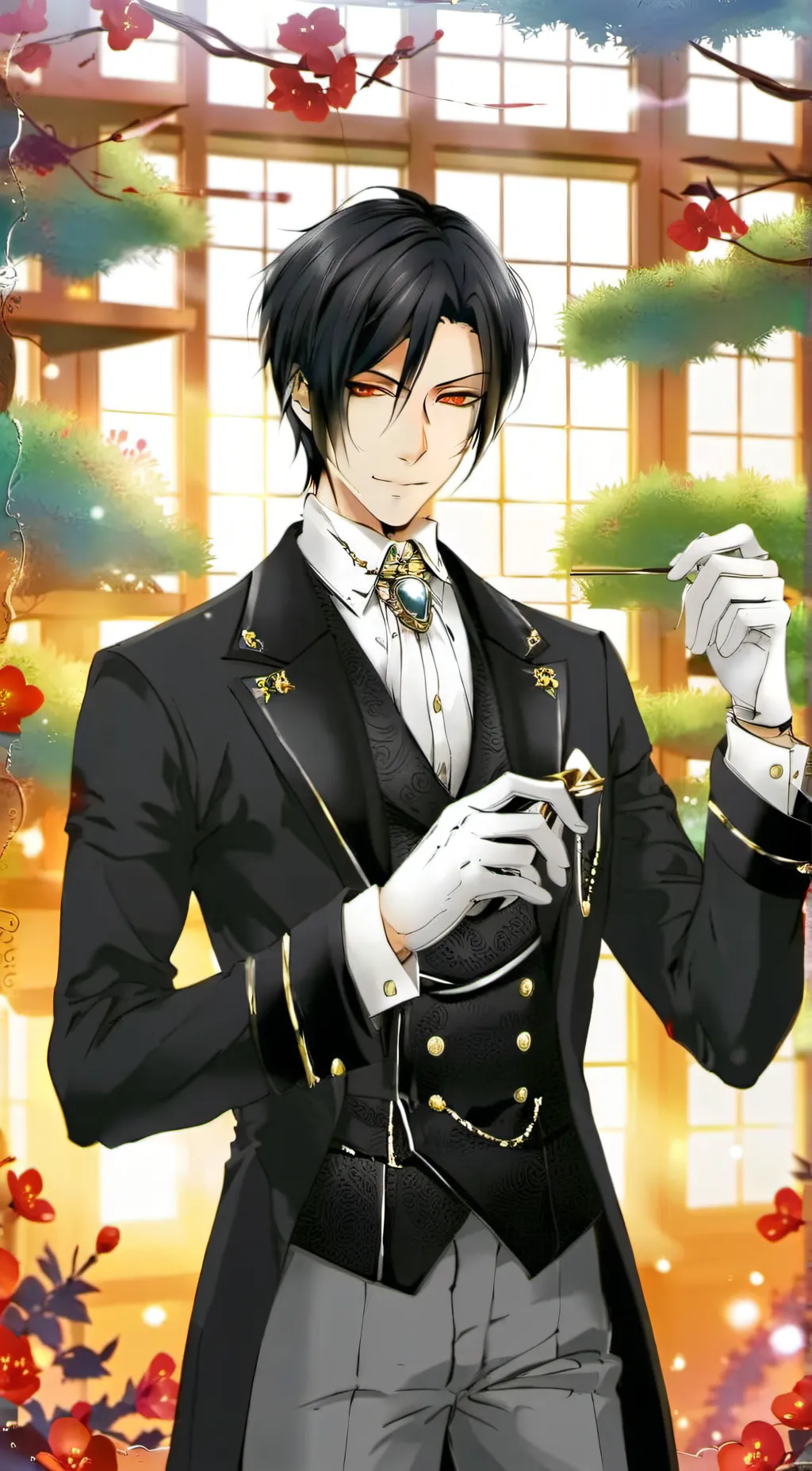 ai character: Sebastian background