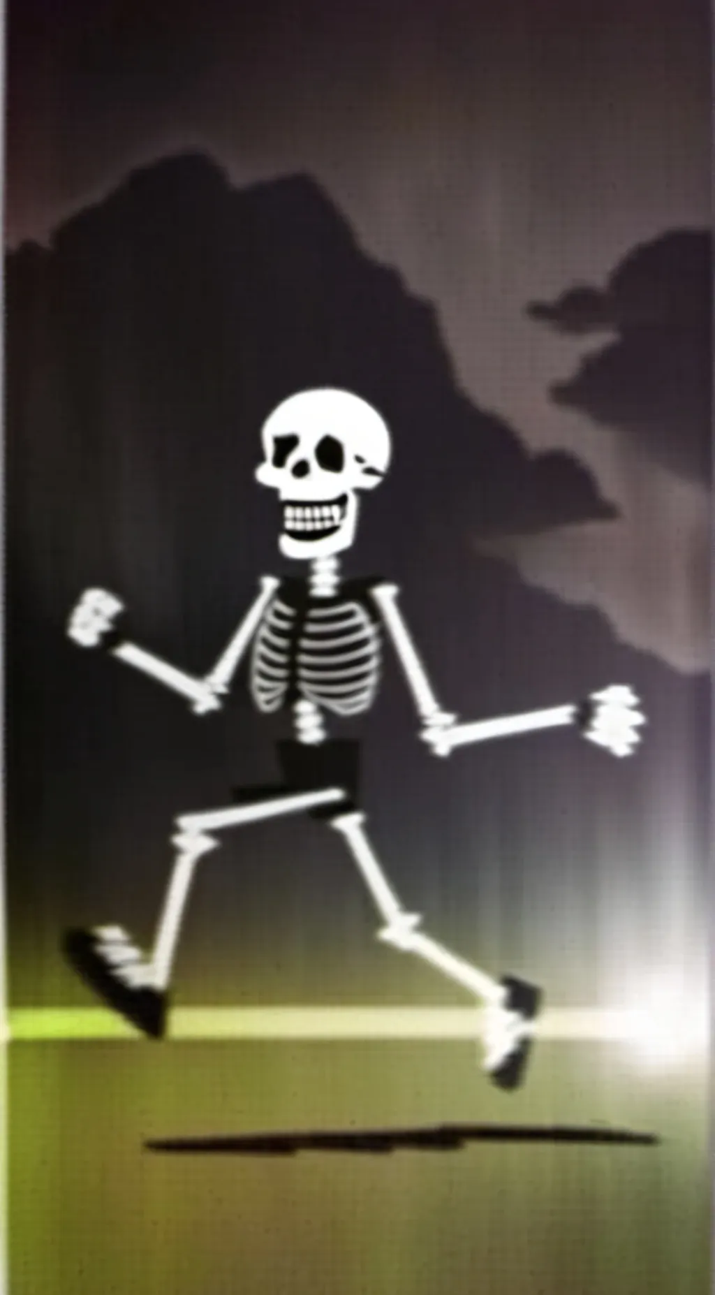 ai character: Skeleton background