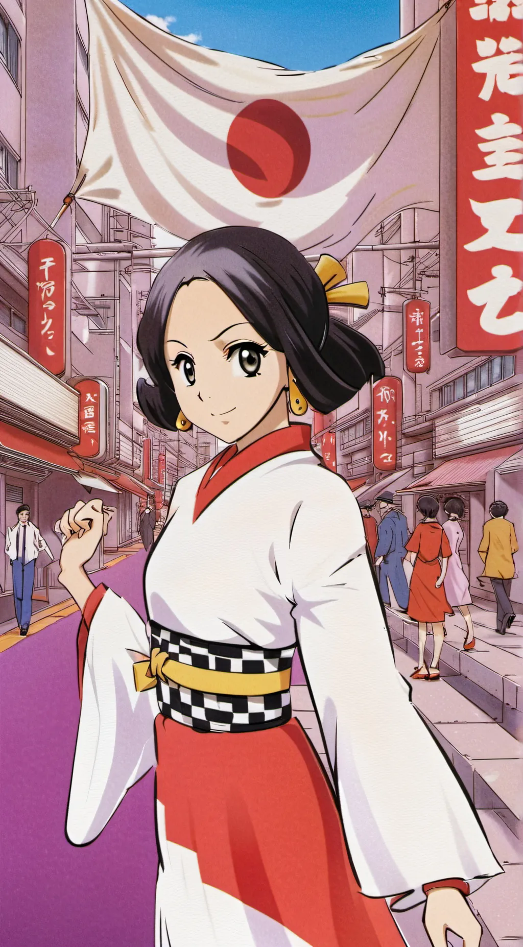 ai character: Gacha Mega background