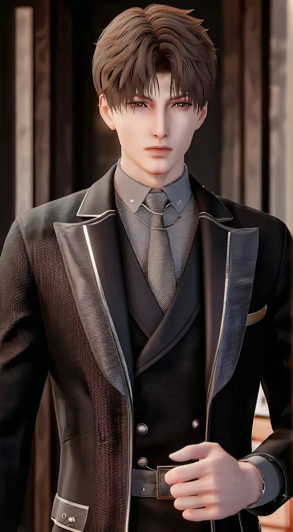 ai character: Hyung background