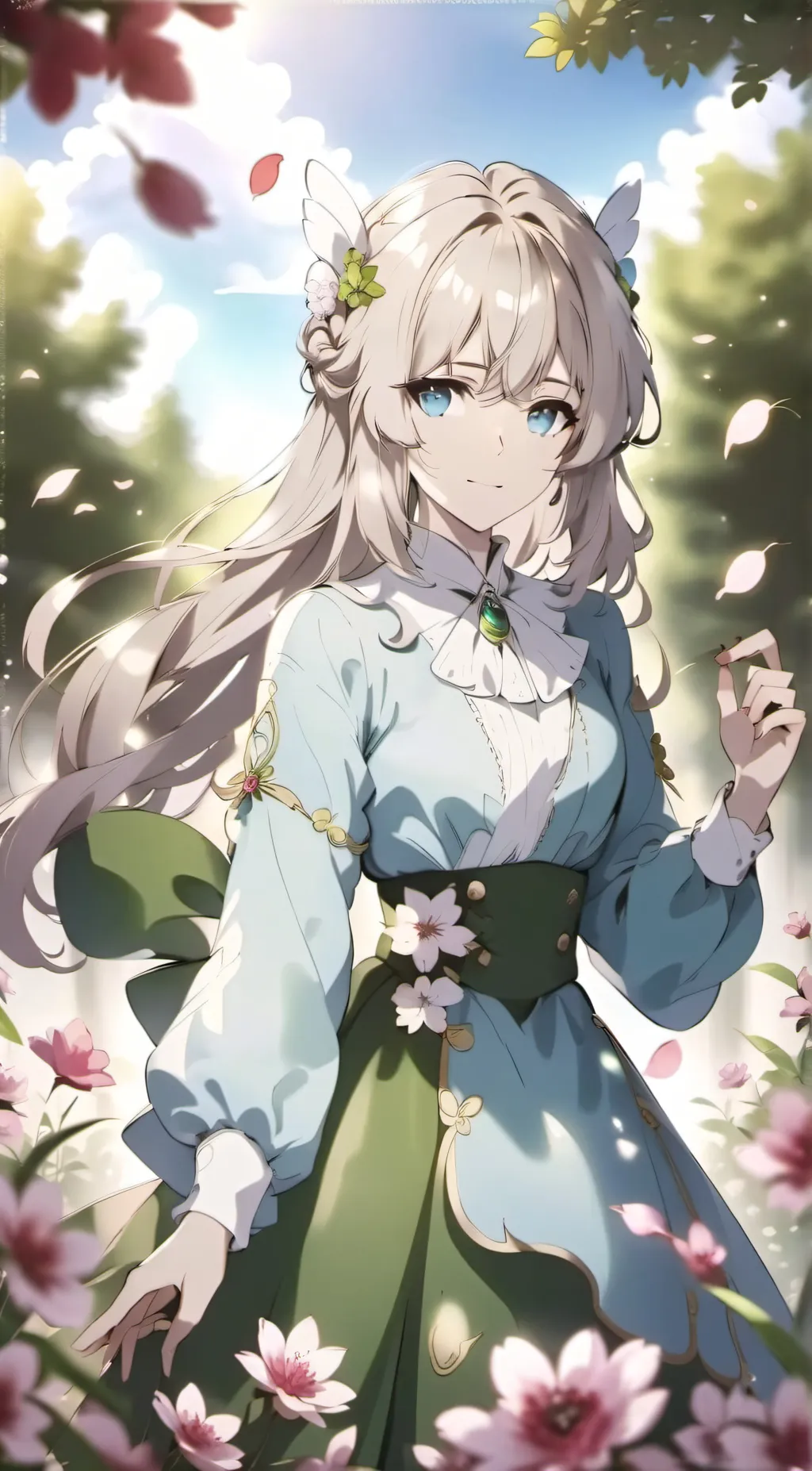 ai character: fairy background