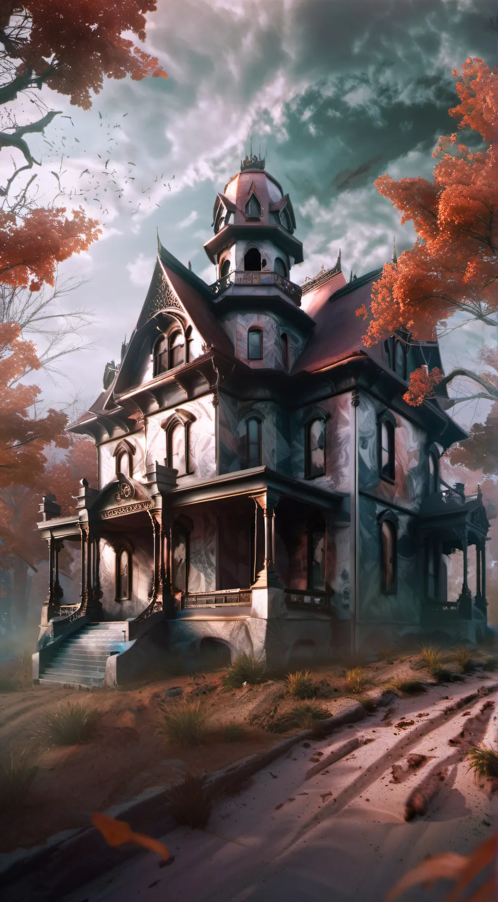 ai character: hpuse background