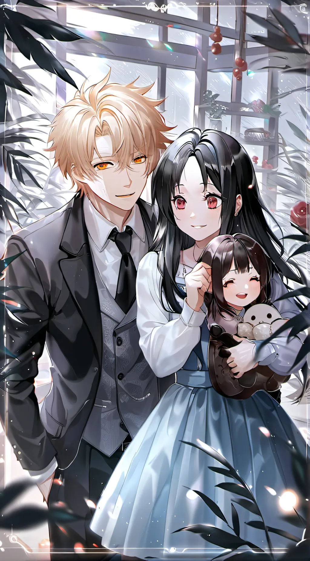 ai character: baku momo  background