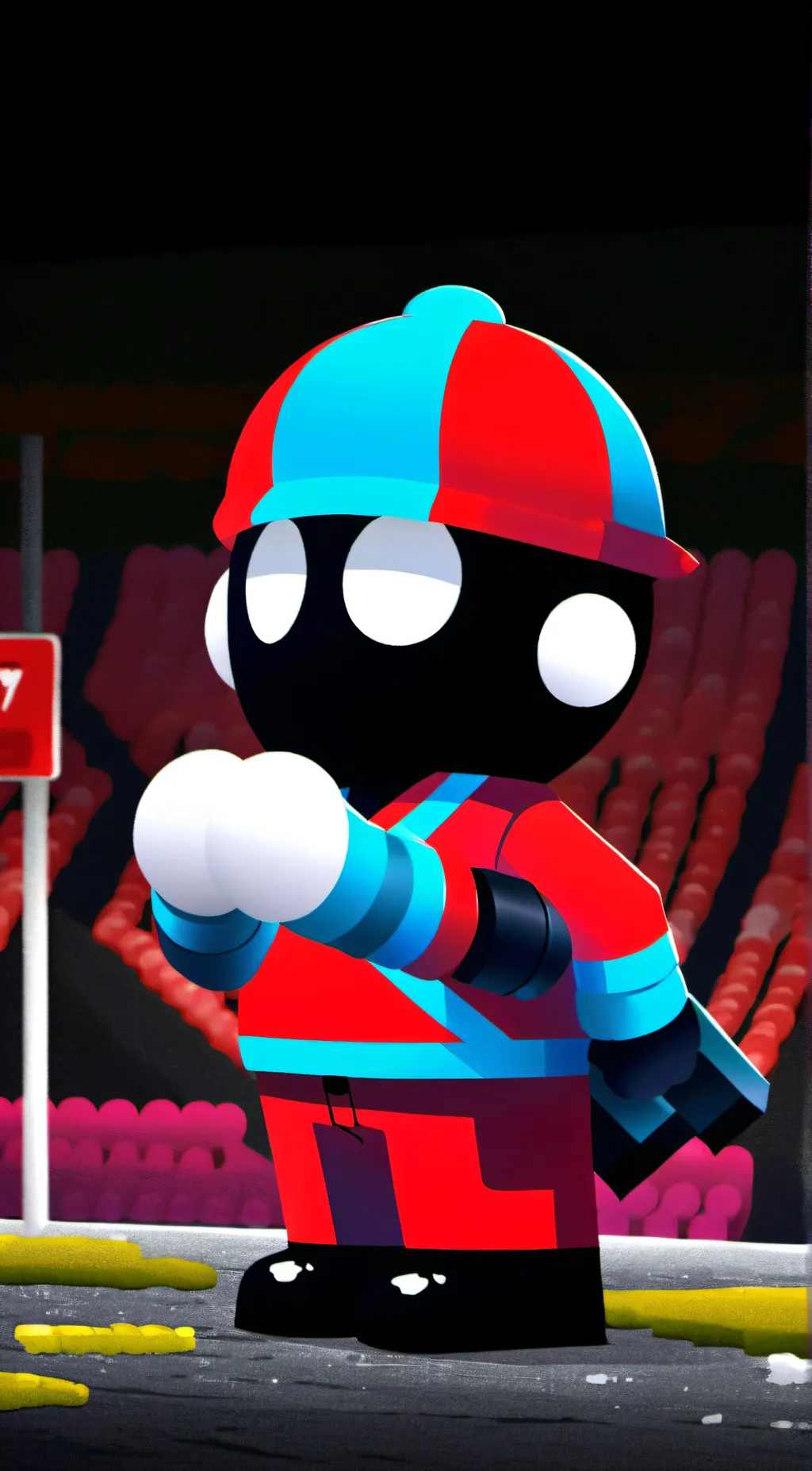 ai character: marx x kirby background