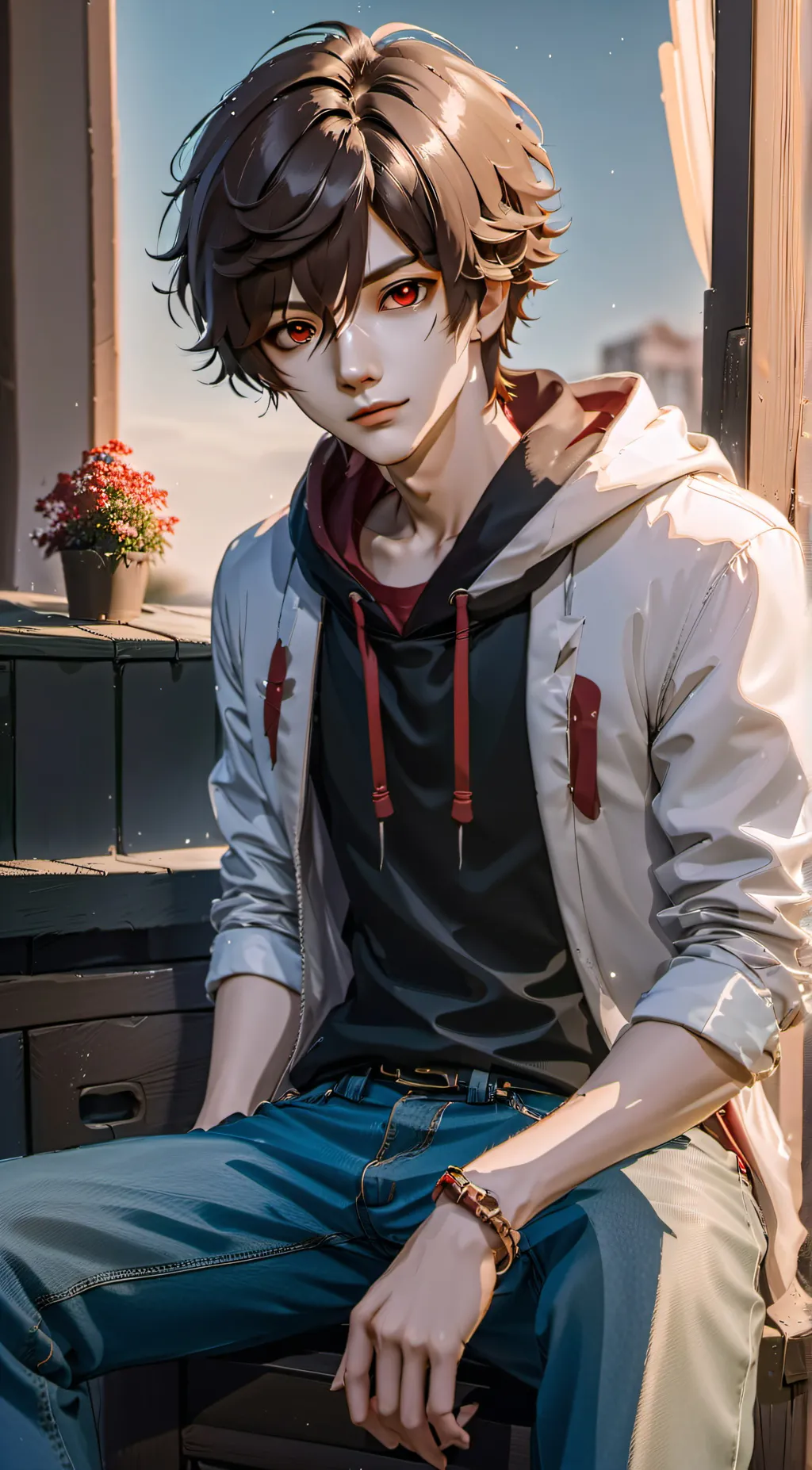 ai character: Nicolas  background