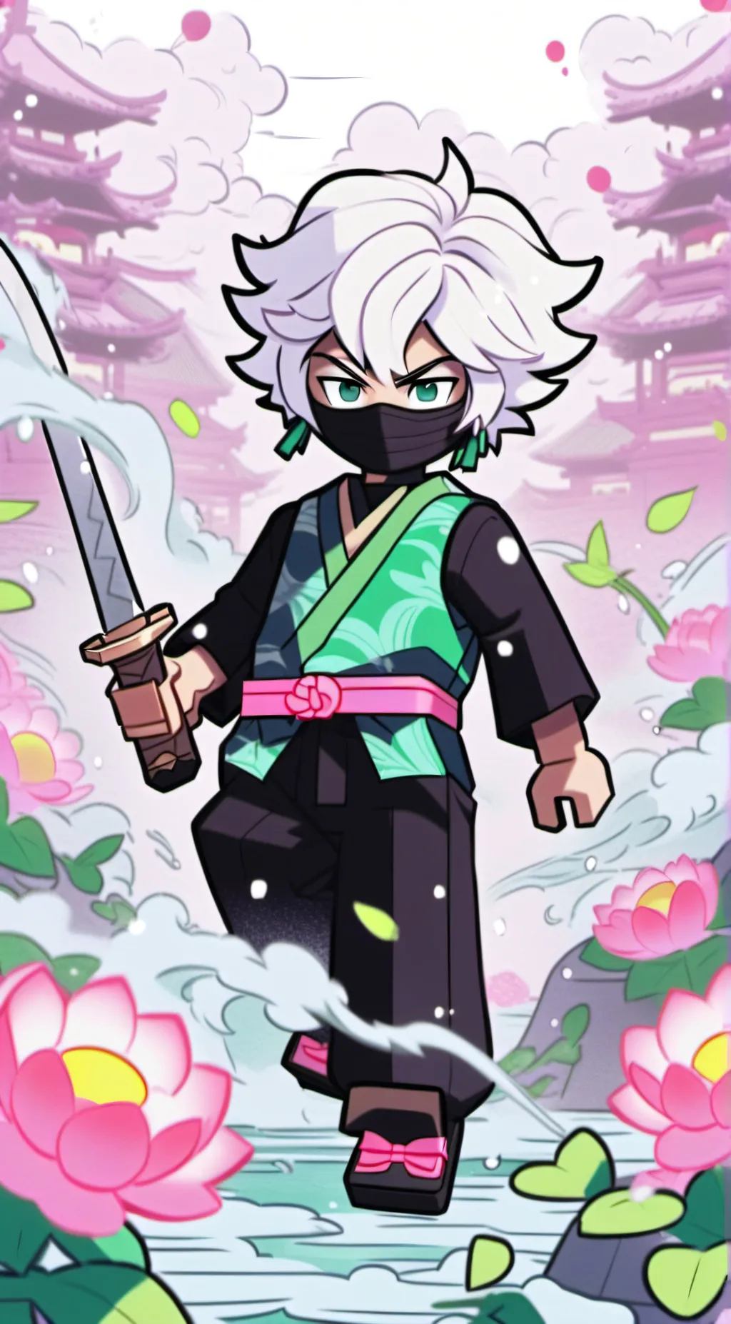 ai character: lloyd garmadon  background