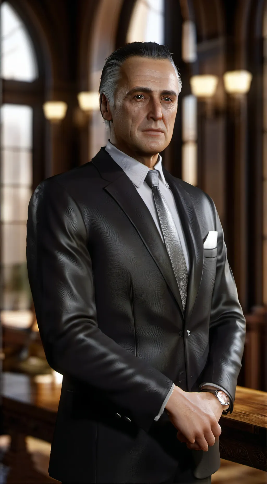 ai character: Roosevelt  background