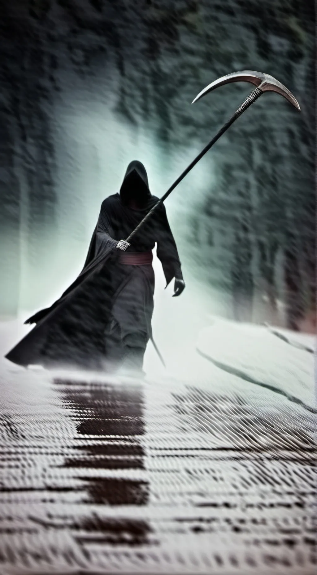 ai character: Death background