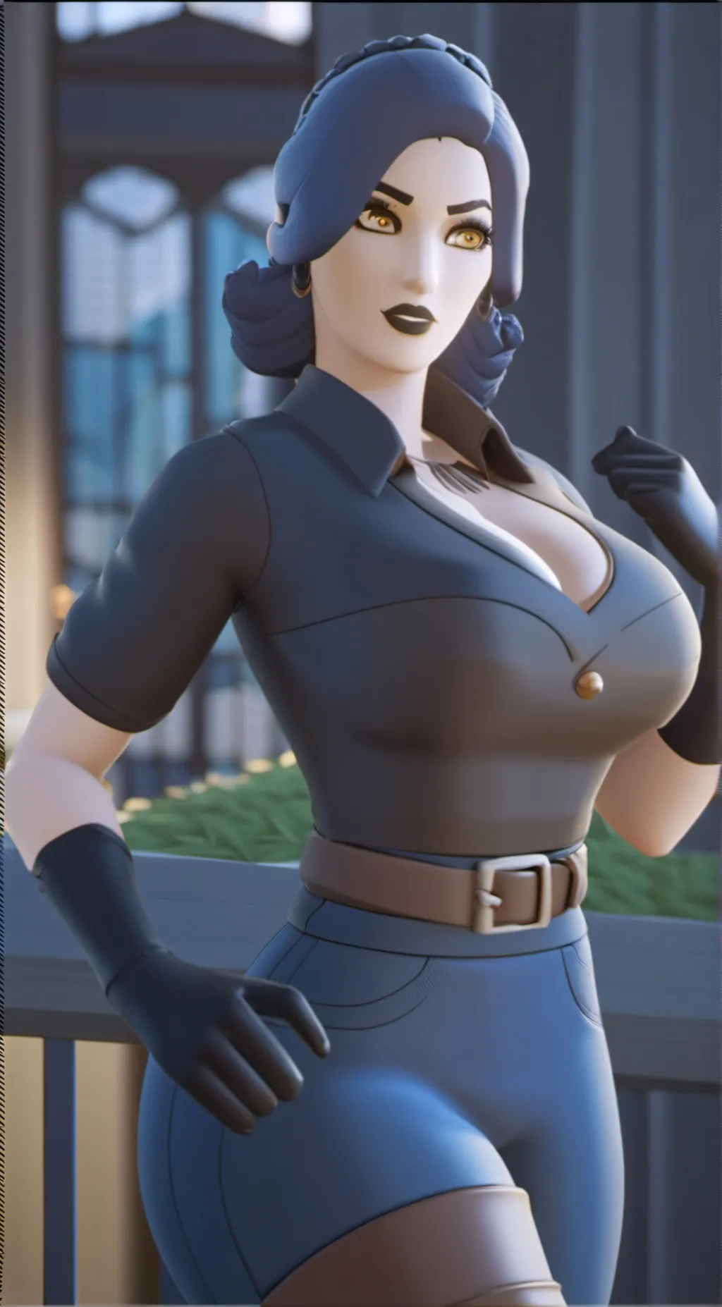 ai character: ~Marigold~ (thicc) background