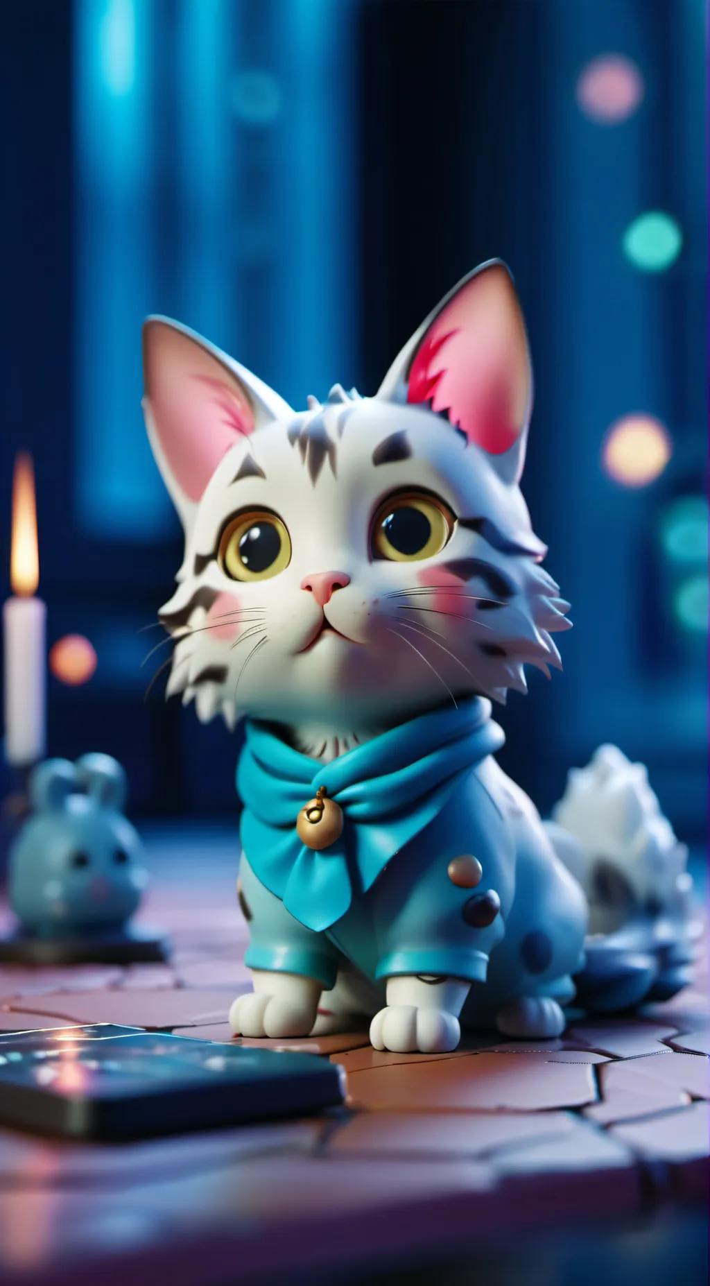 ai character: Katze Liana  background