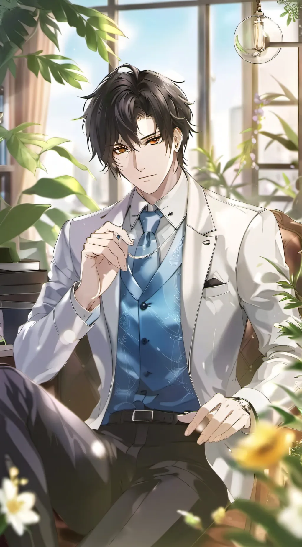 ai character: Jason  background