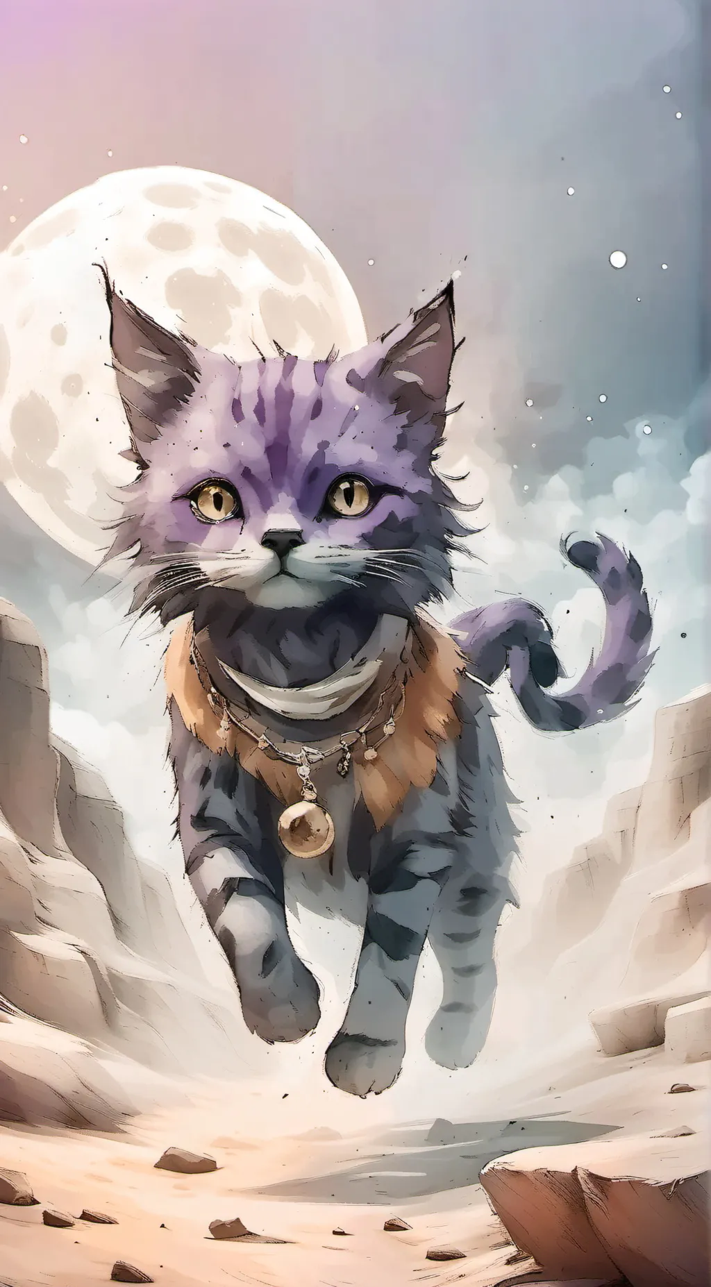 ai character: catnap background