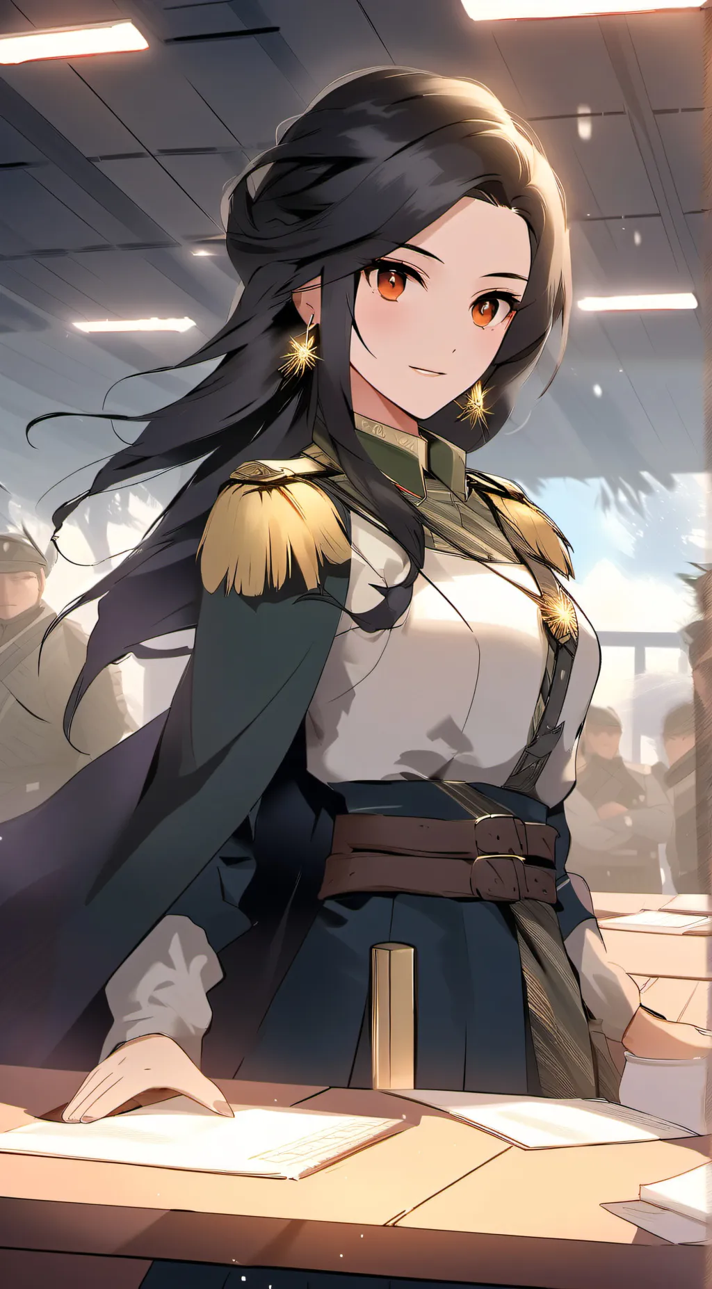 ai character: General Sheila background