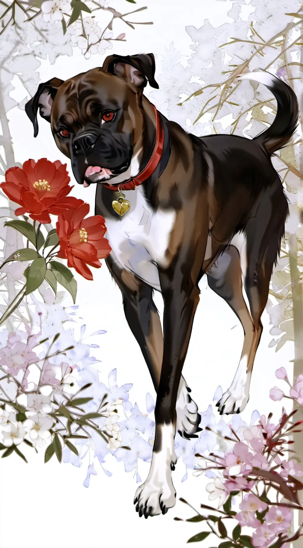 ai character: Luna background