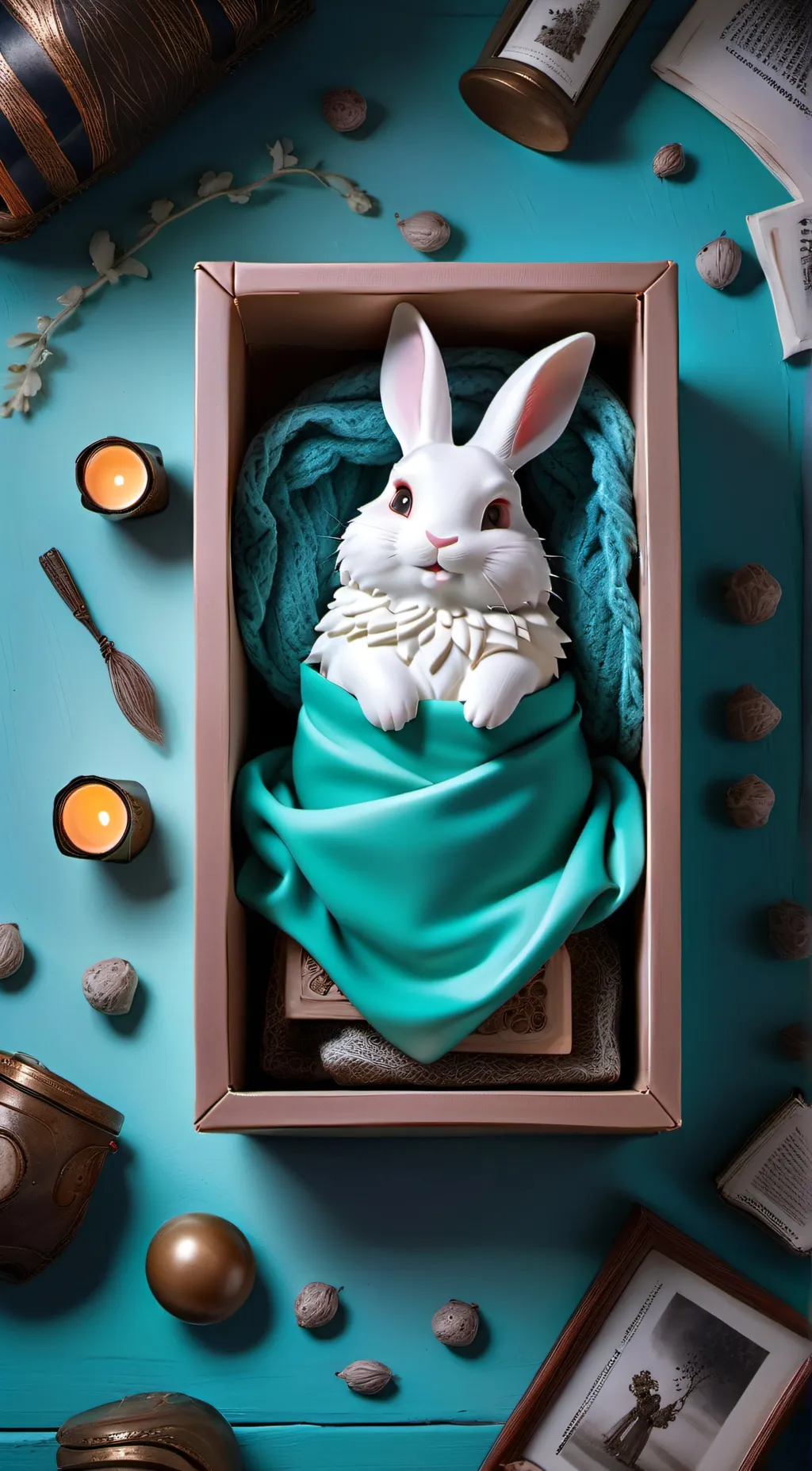 ai character: bunny background