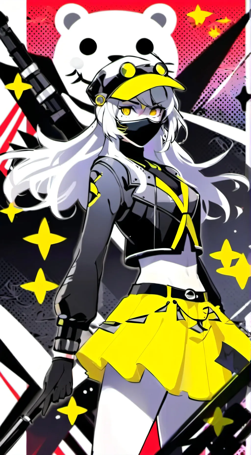 ai character: Sd N but a girl background