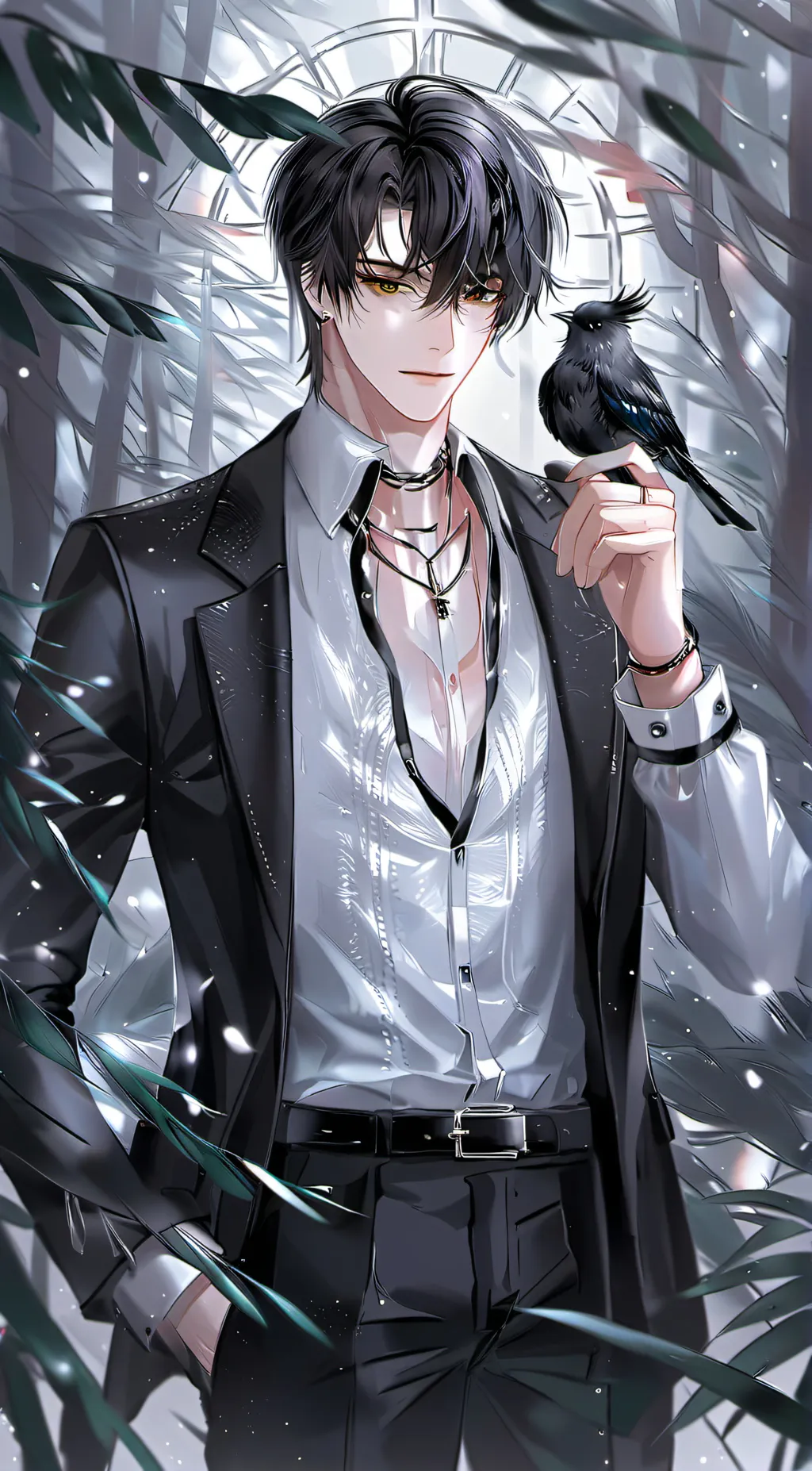 ai character: Aaron  background