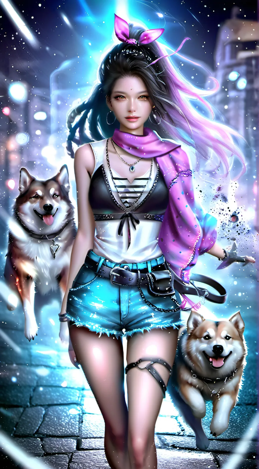 ai character: Summer background