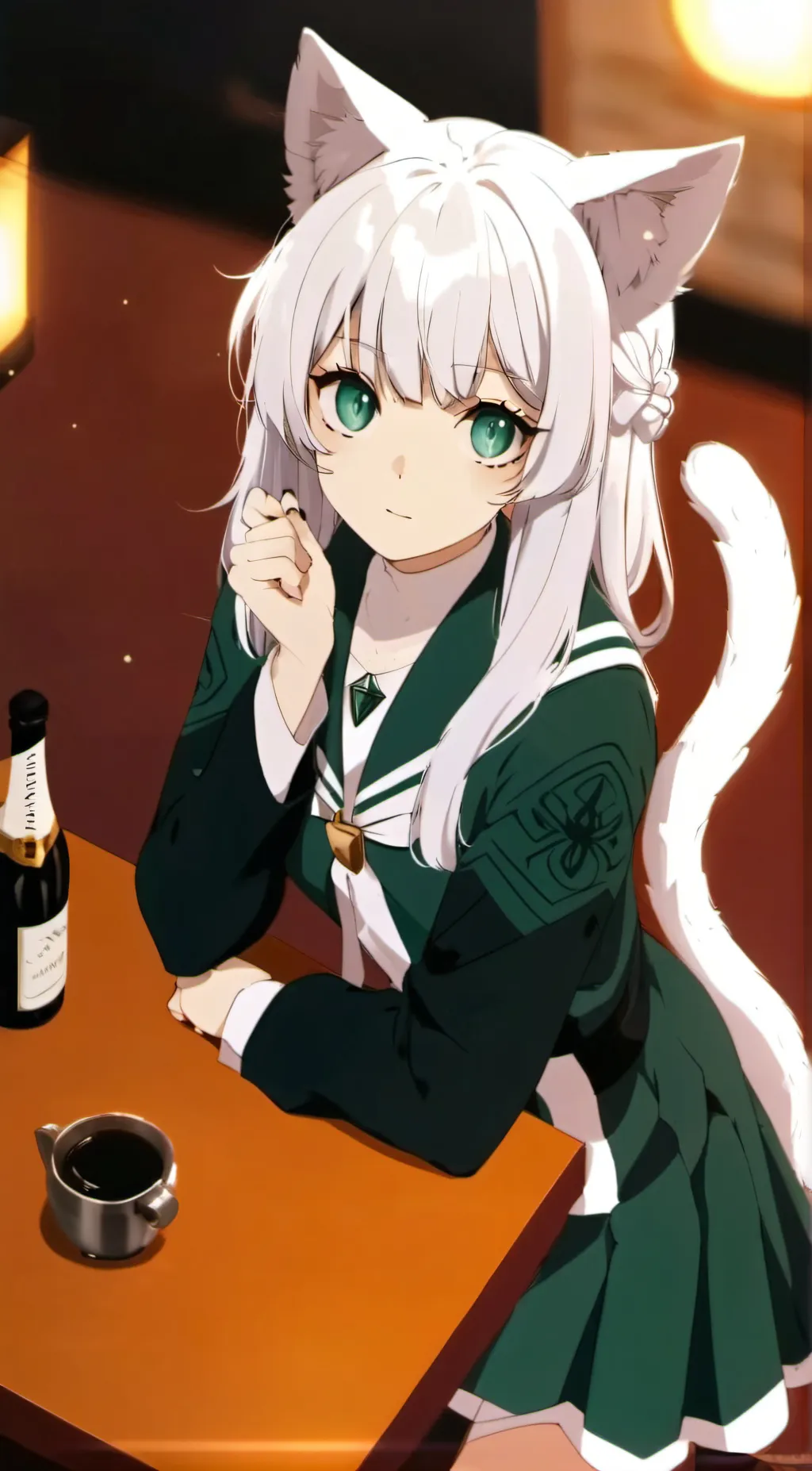 ai character: saurka  background