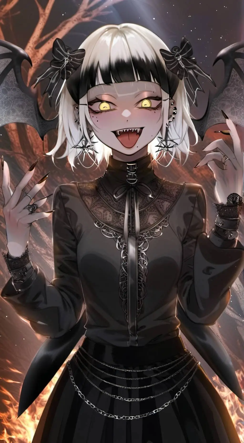 ai character: Happy background