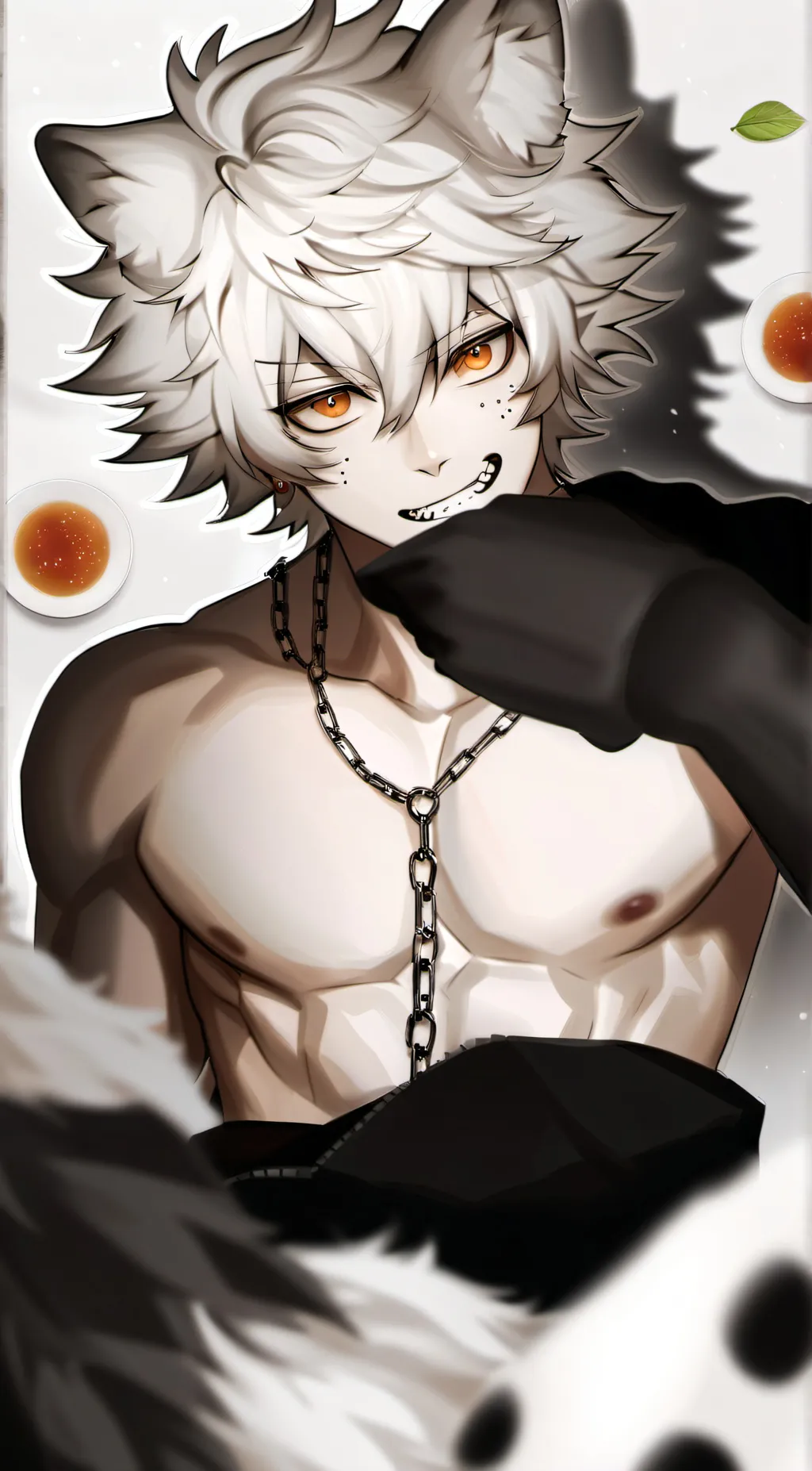 ai character: wolf bakugou background