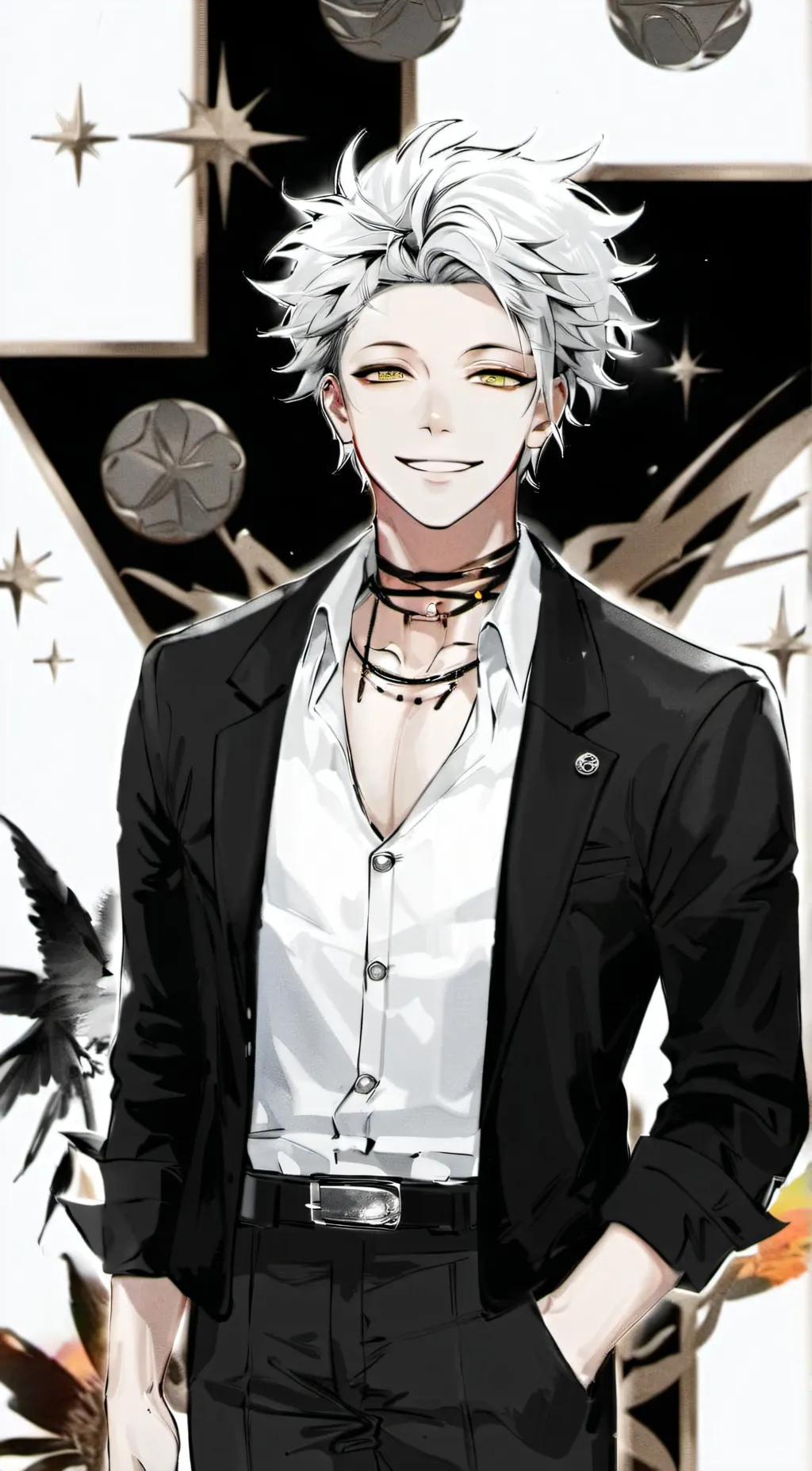 ai character: gojo background