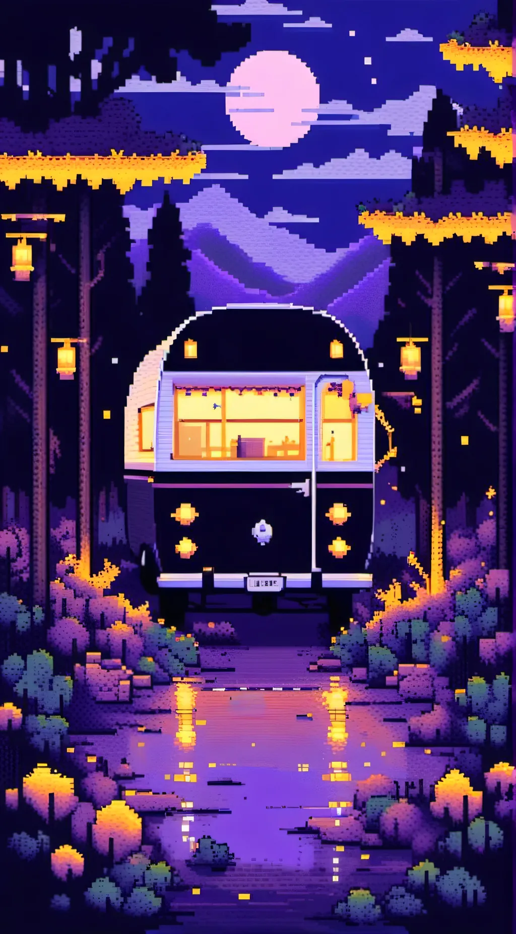 ai character: HH Camping Trip background