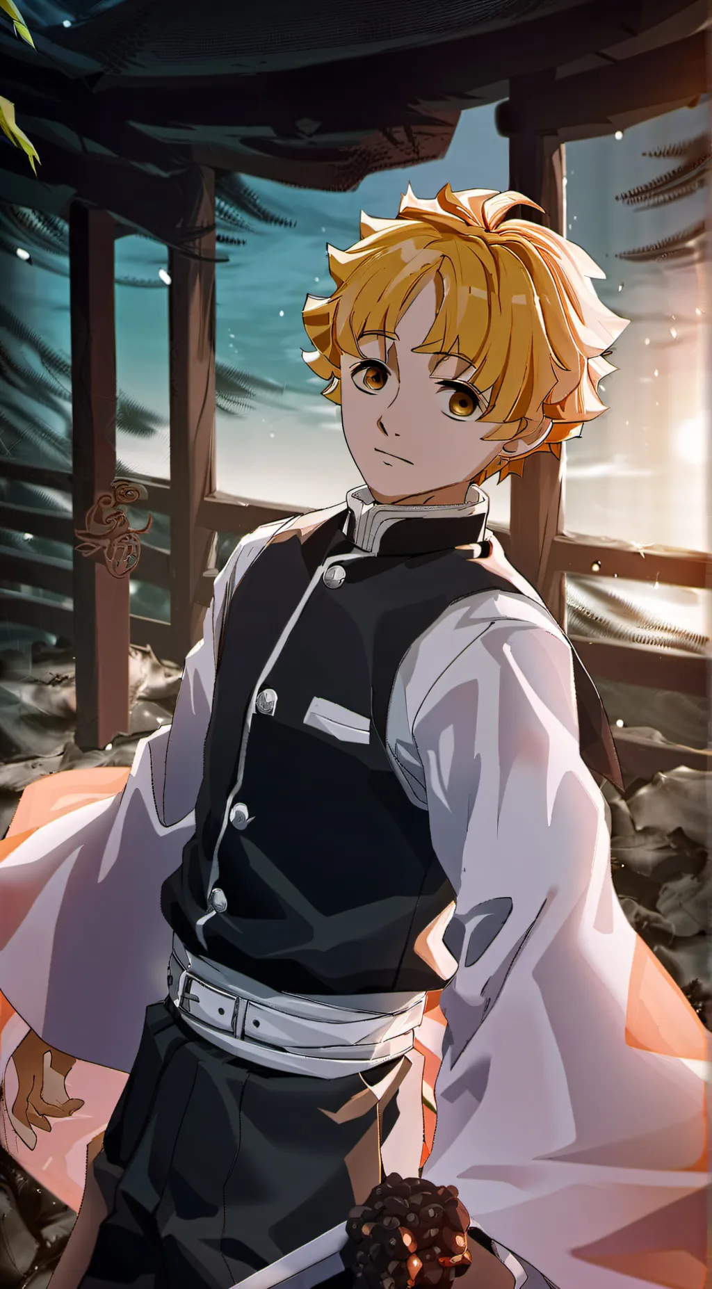 ai character: Zenitsu Agatsuma  background