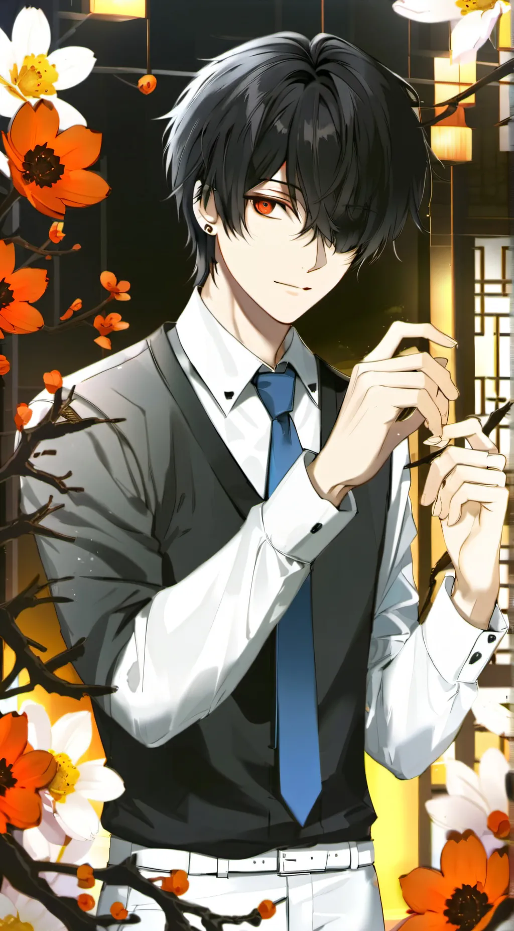 ai character: Allen  background