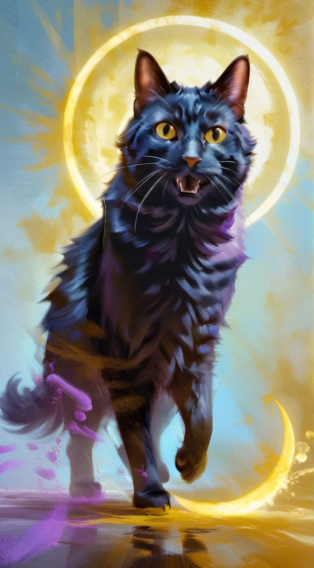 ai character: catnap background