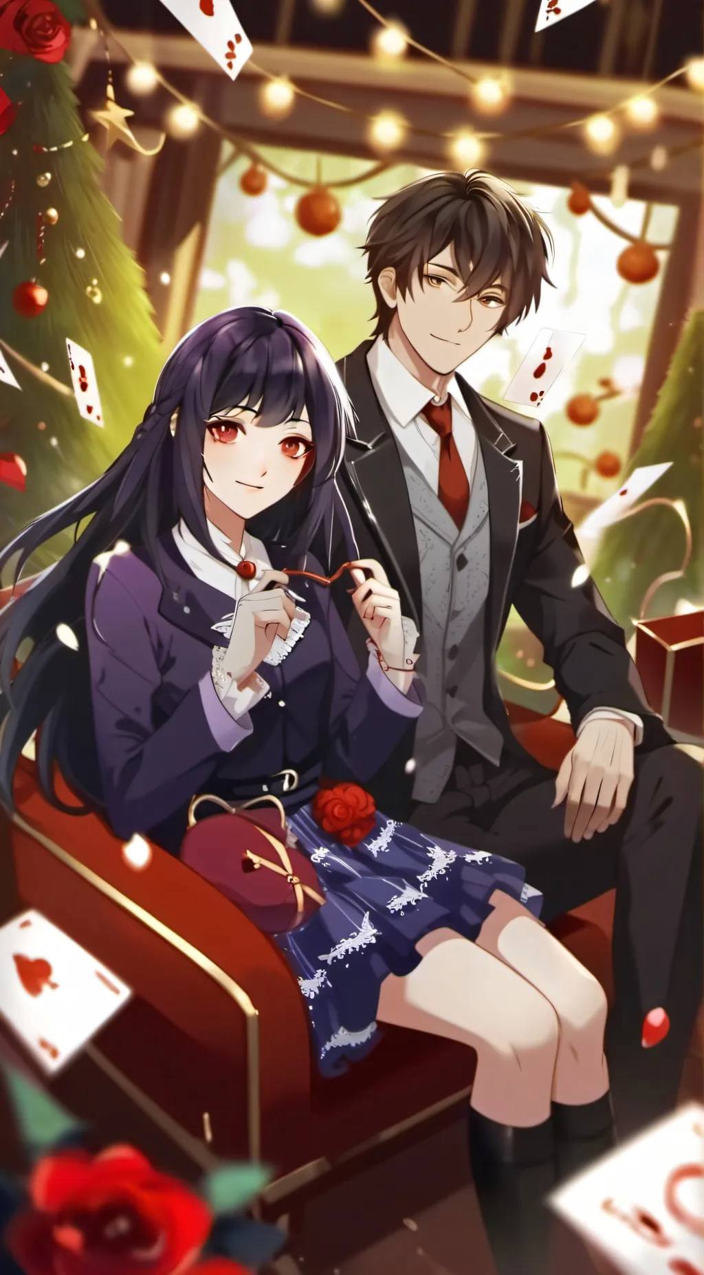 ai character: PDH Aphmau & Aaron background