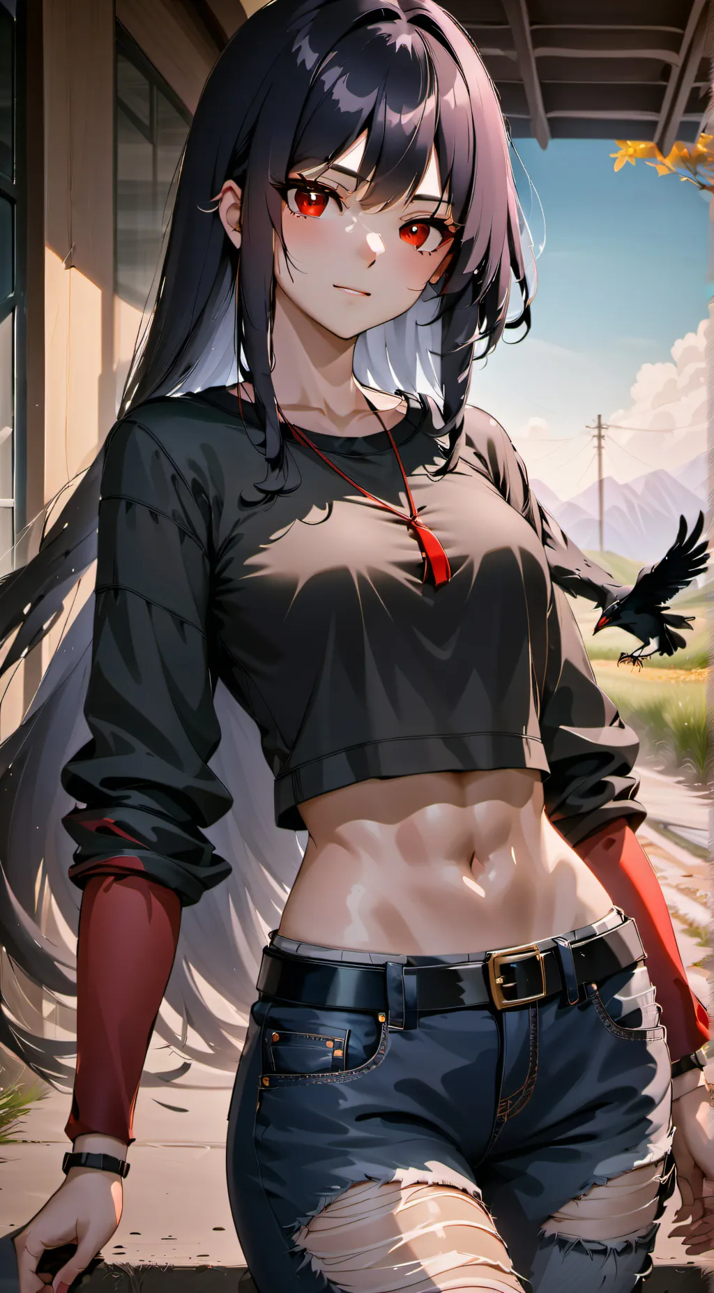 ai character: fey background