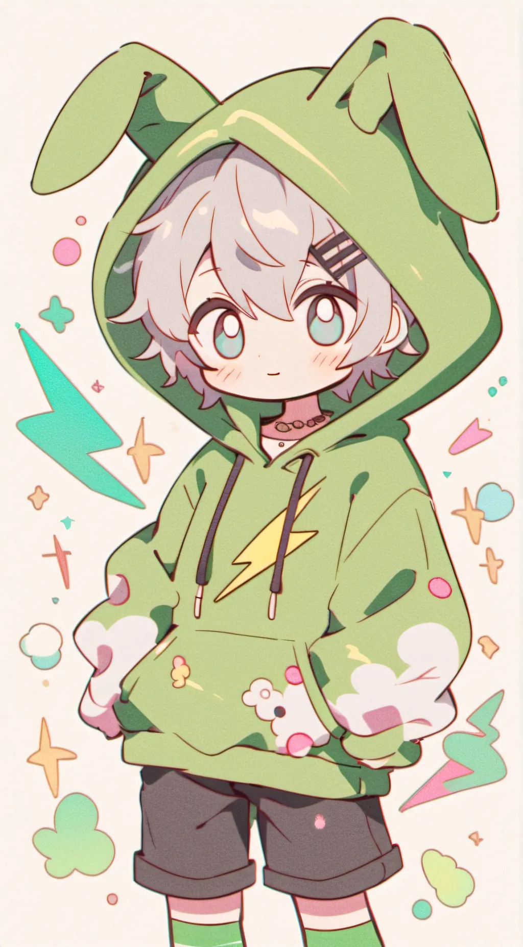 ai character: Human Hoppy background