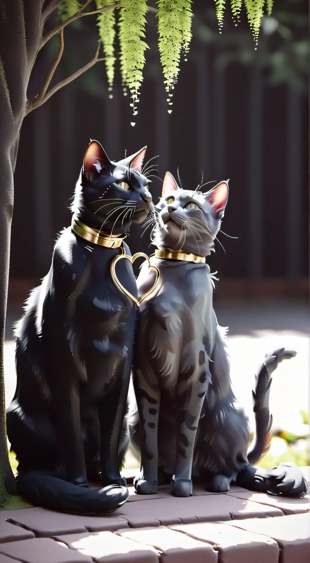 ai character: two best friends background