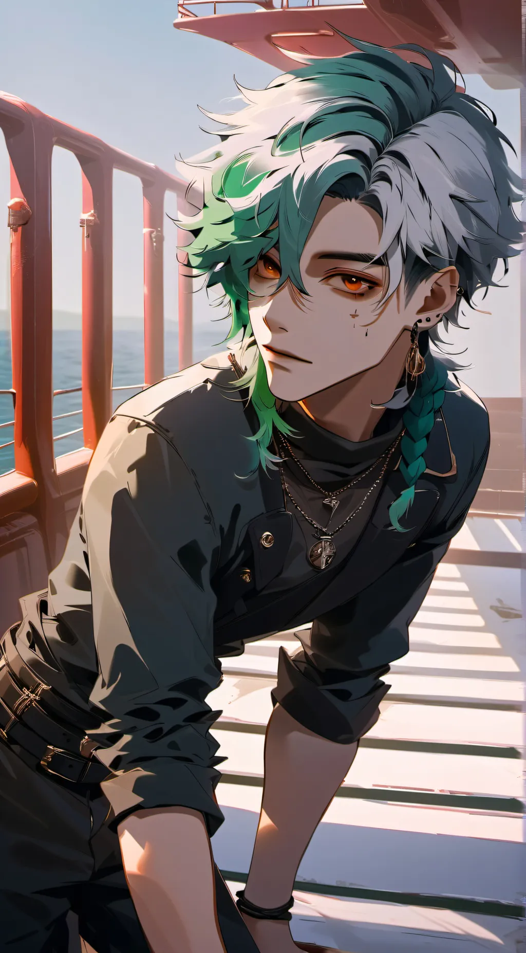 ai character: Akito☆ background