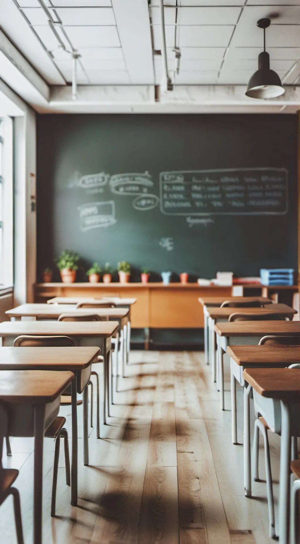 ai character: FPE classroom background