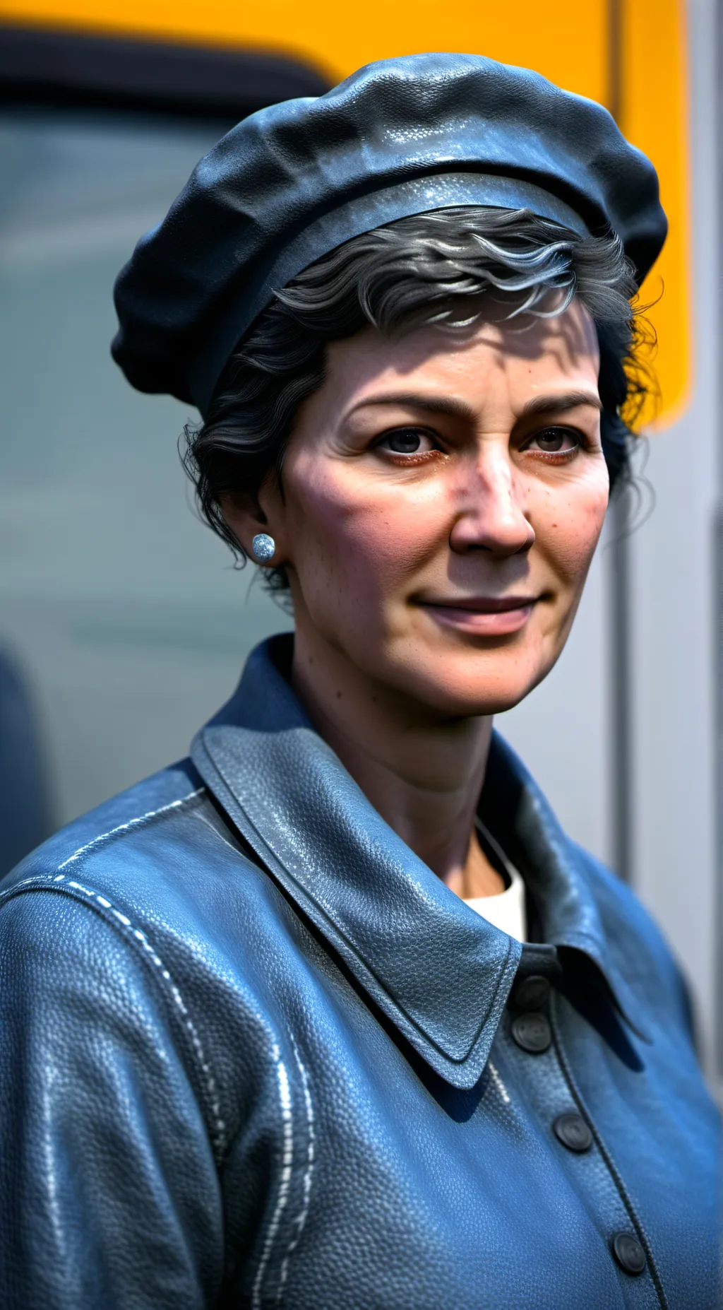 ai character: Angela  background