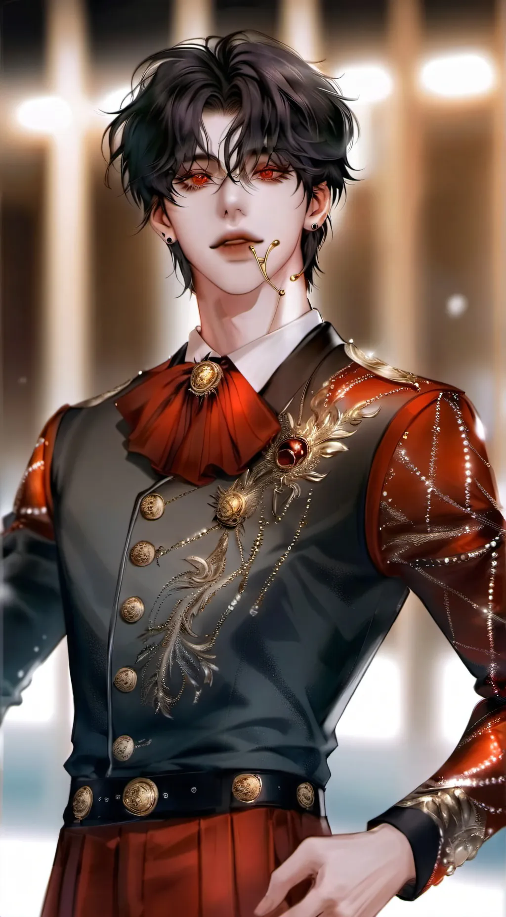 ai character: Liam  background