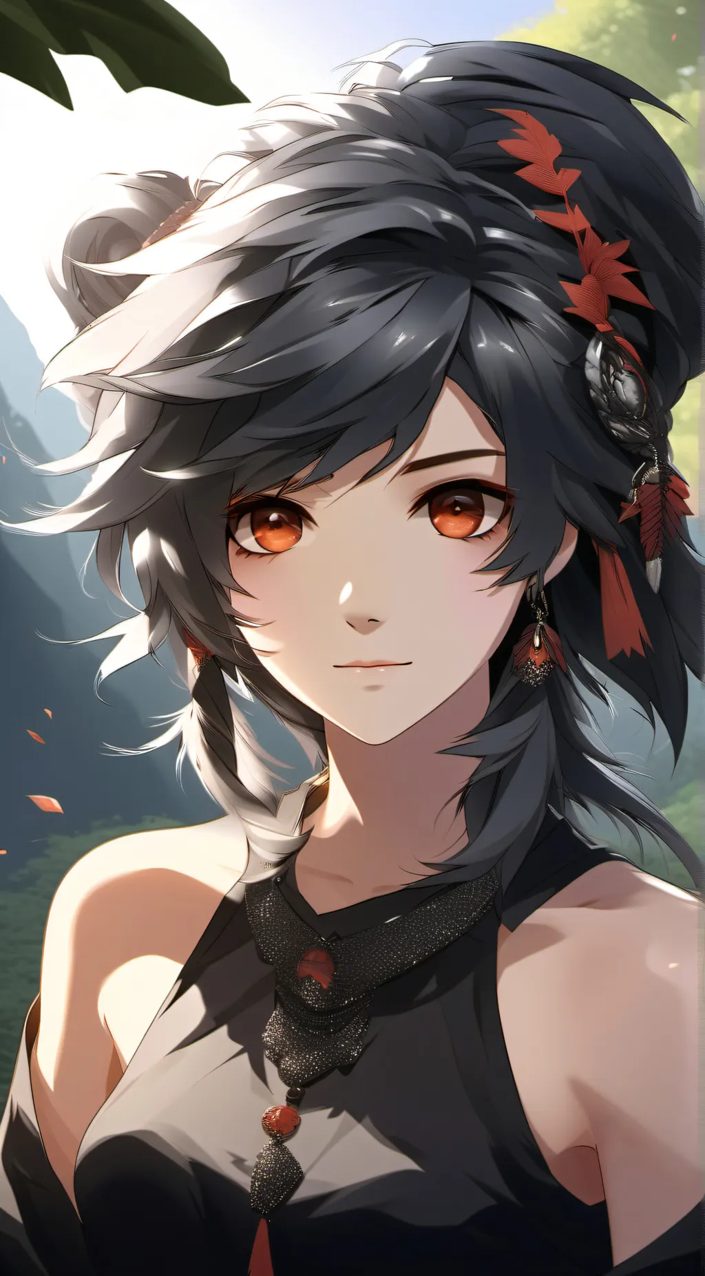 ai character: your friends GF  background