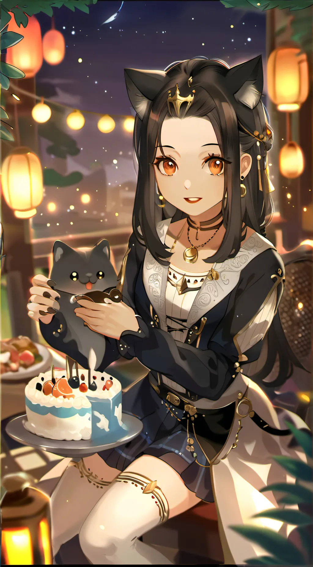 ai character: uwu cat background