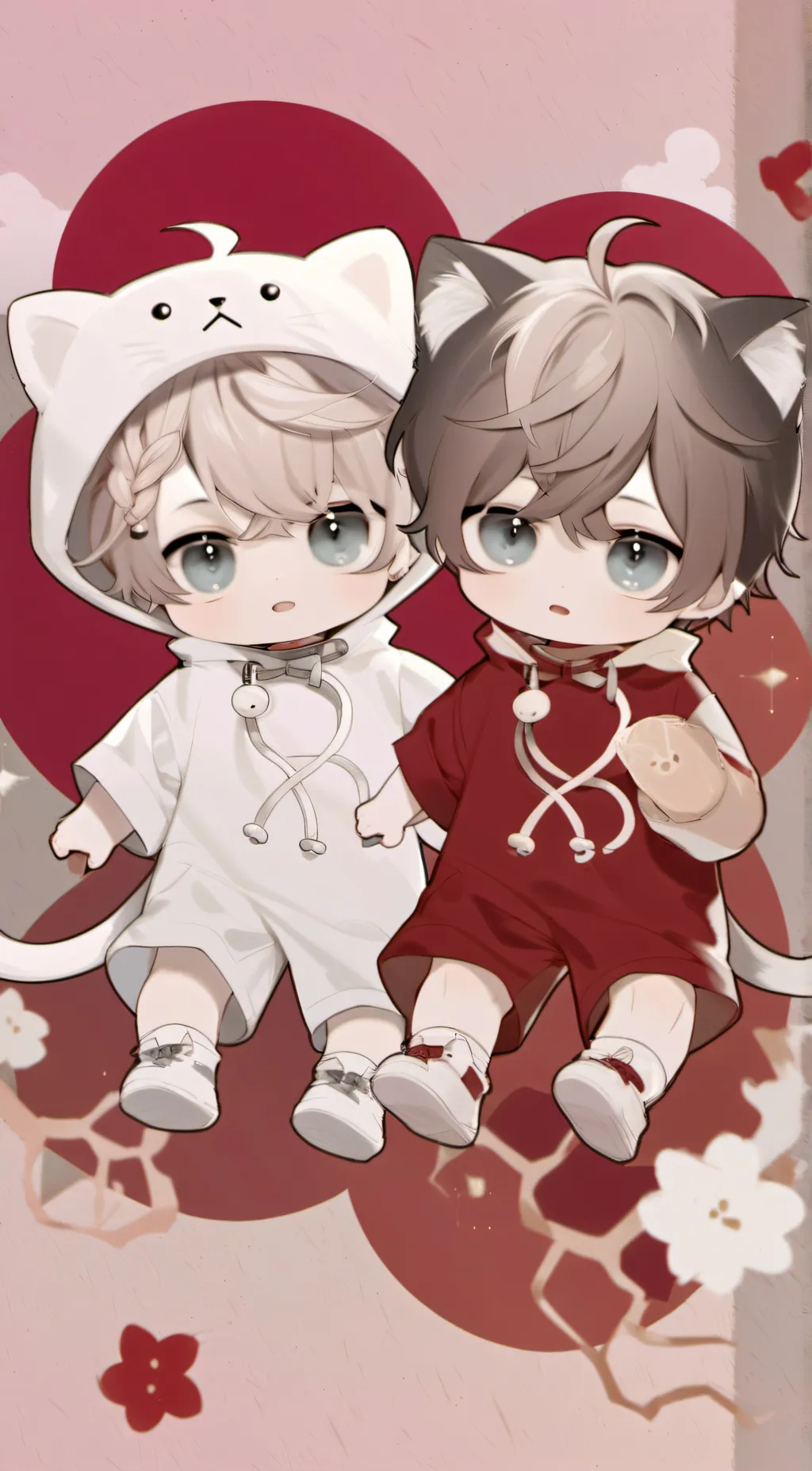 ai character: Catboy Brothers  background